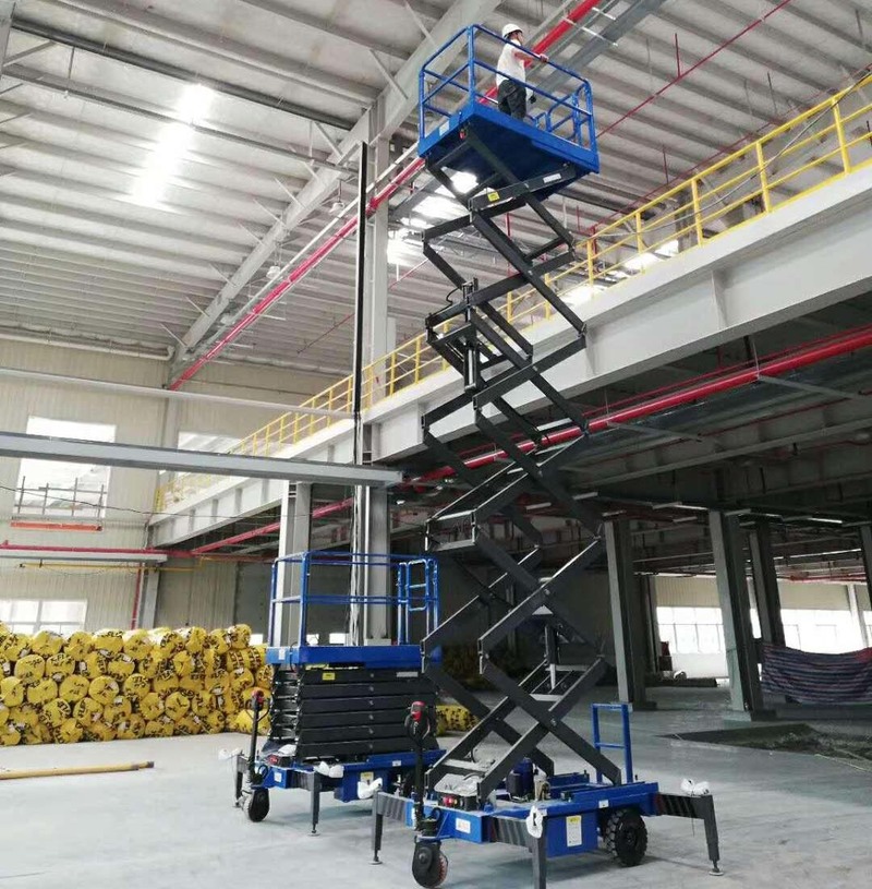 文昌助力行走剪叉式高空作业平台